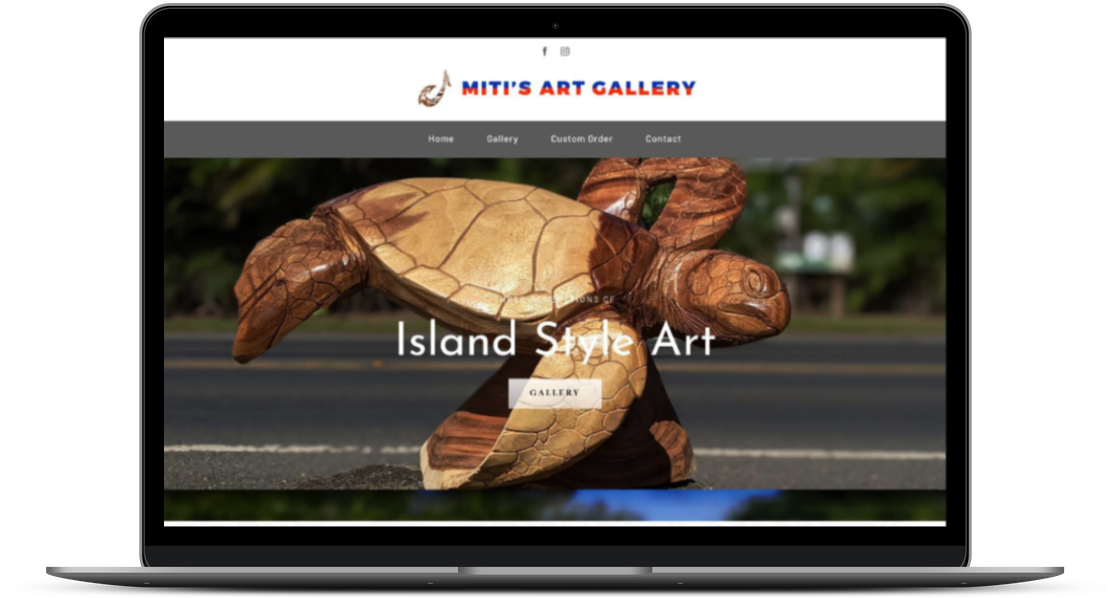 The Hawaii Agency Art Gallery Web Design gallery