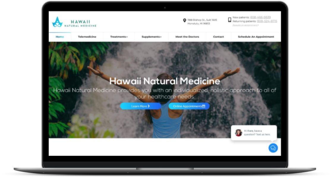 The Hawaii Agency IV Hydration Web Design gallery