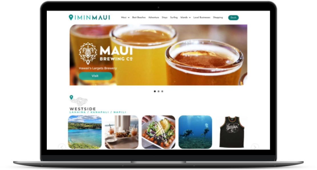 The Hawaii Agency Tour Guide Web Design gallery