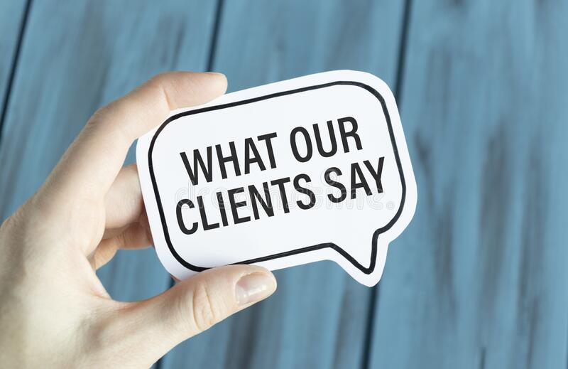 what our clients say