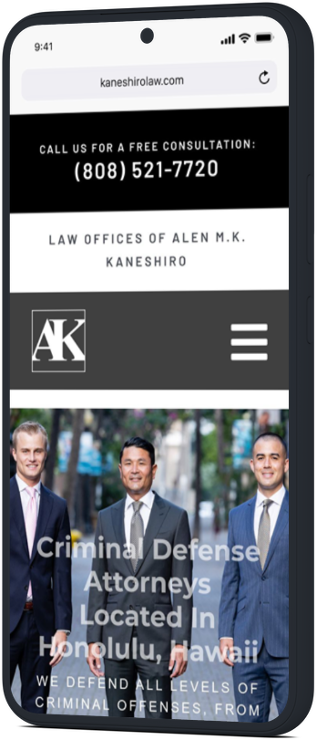 Law firm web design The Hawaii Agency The Hawaii Agency
